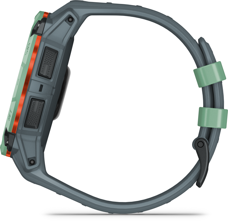 Garmin Instinct 3 50mm AMOLED fekete sötétszürke szíjjal okosóra