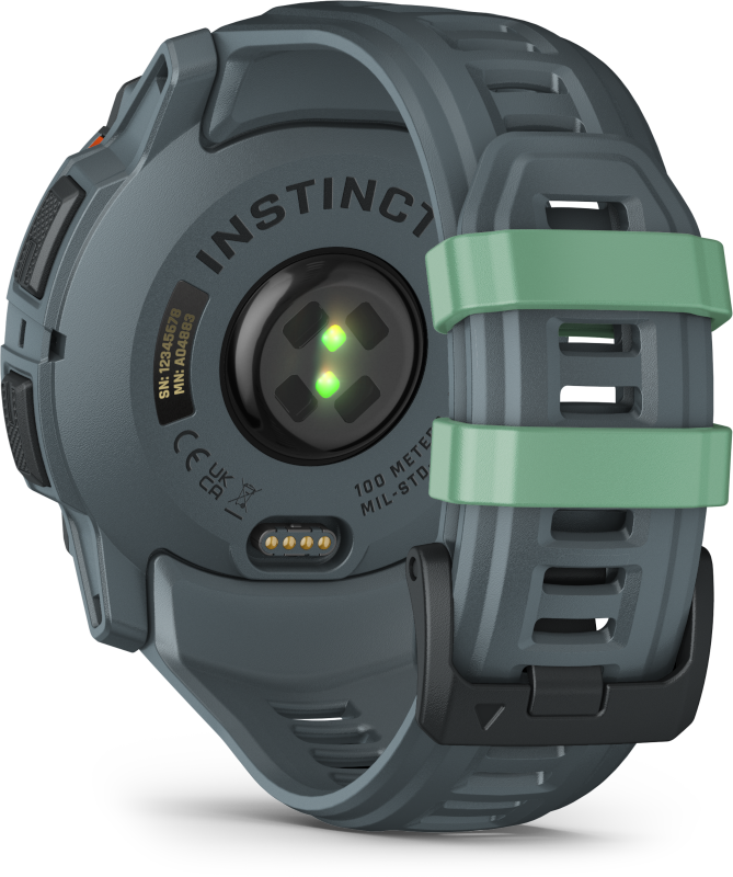 Garmin Instinct 3 50mm AMOLED fekete sötétszürke szíjjal okosóra