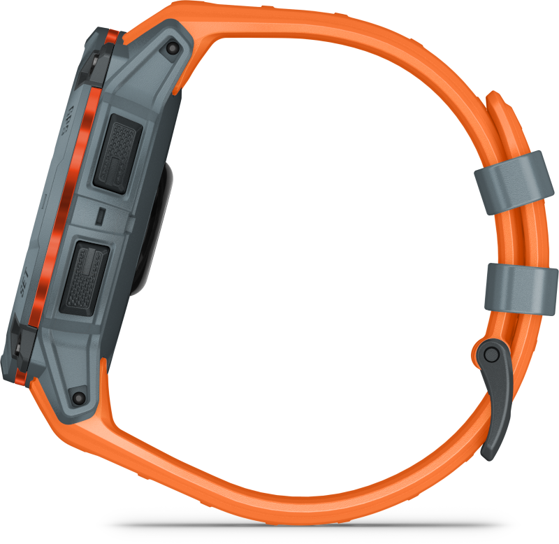 Garmin Instinct 3 50mm Solar szürke narancs szíjjal okosóra