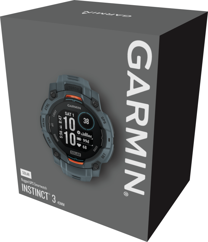 Garmin Instinct 3 45mm Solar szürke okosóra