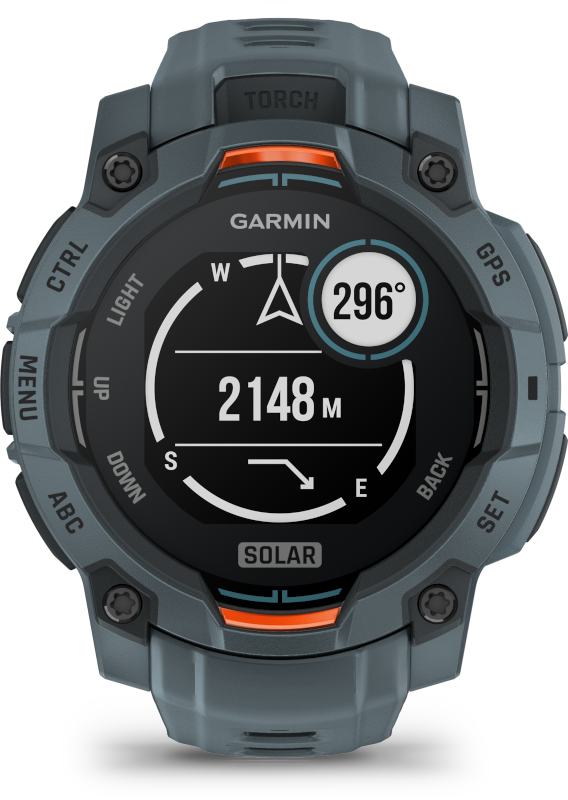 Garmin Instinct 3 45mm Solar szürke okosóra
