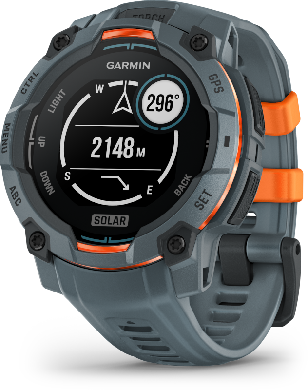 Garmin Instinct 3 45mm Solar szürke okosóra