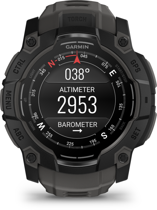 Garmin Instinct 3 50mm AMOLED tropic szürke szíjjal okosóra
