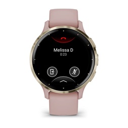 Garmin Venu 3S rózsa krémarany, szilikon szíjjal okosóra (Újszerű)
