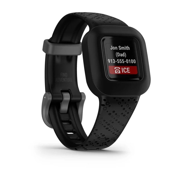 Garmin vivofit jr. 3 Fekete állítható szíjjal okosóra (Újszerű)