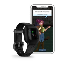 Garmin vivofit jr. 3 Fekete állítható szíjjal okosóra (Újszerű)