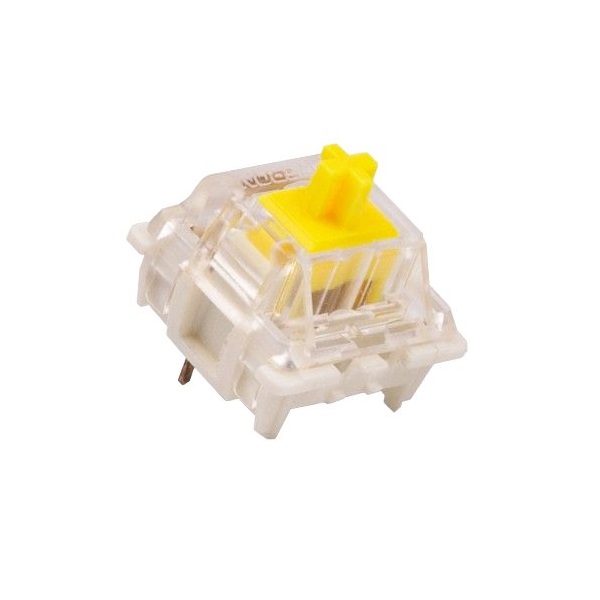 Gateron KS-3X1 Milky Yellow Pro - Lineáris switch szett (10db)