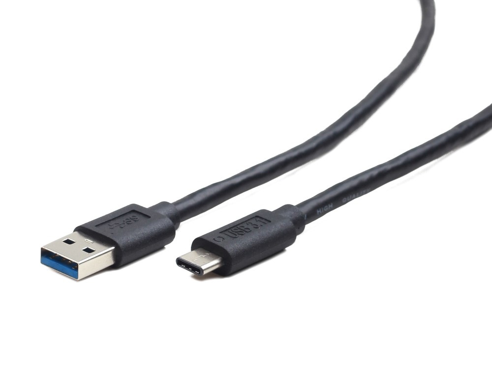 Gembird 1,8m USB Type-C 3.1 apa - USB 3.1 A apa fekete kábel