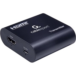 Gembird 1db HDMI 1.3 1db USB 2.0 micro B -> 1db RJ45 CAT6 UTP F/F video extender 60m fekete