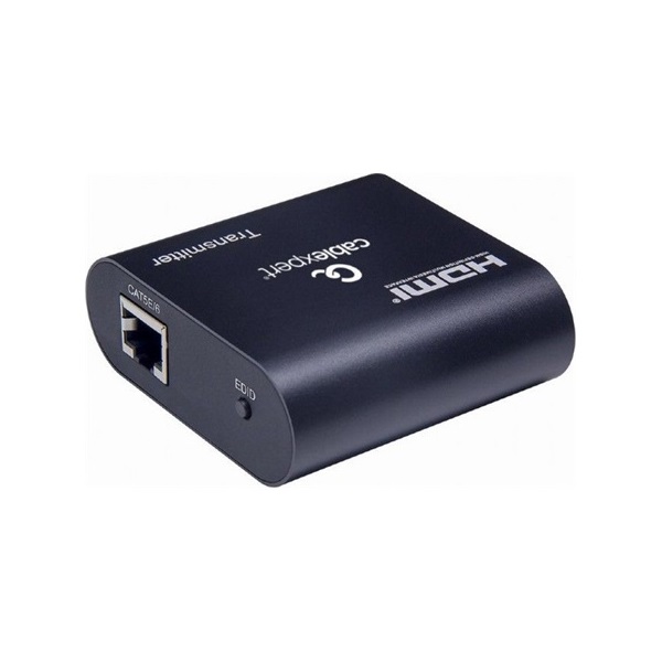 Gembird 1db HDMI 1.3 1db USB 2.0 micro B -> 1db RJ45 CAT6 UTP F/F video extender 60m fekete