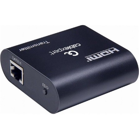 Gembird 1db HDMI 1.3 1db USB 2.0 micro B -> 1db RJ45 CAT6 UTP F/F video extender 60m fekete