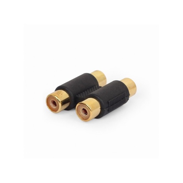 Gembird 2db RCA -> 2db RCA F/F adapter fekete