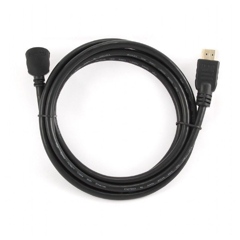 Gembird 90 fokos HDMI apa-apa aranyozott csatlakozóval 1.8m kábel