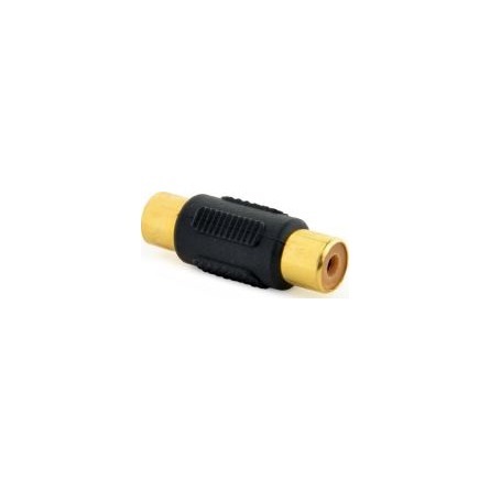 Gembird A-RCAFF-01 RCA - RCA F/F fekete adapter hosszabbító