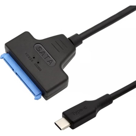 Gembird AUS3-03 0,2m USB-C 3.1 Gen1 - SATA M/F fekete adapter