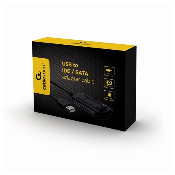 Gembird AUSI01 USB - IDE/SATA fekete adapter