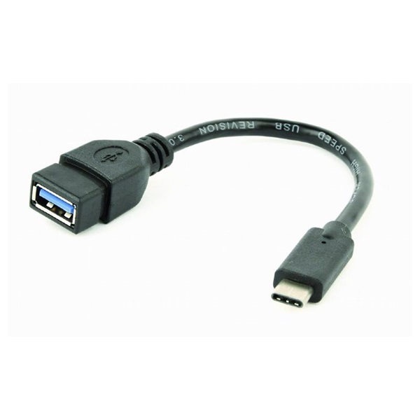 Gembird A-OTG-CMAF3-01 USB 3.0 anya - Type C apa OTG fekete adapter