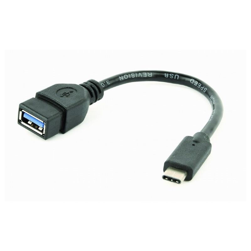 Gembird A-OTG-CMAF3-01 USB 3.0 anya - Type C apa OTG fekete adapter