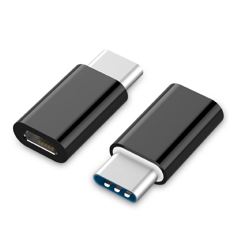 Gembird A-USB2-CMmF-01 Type C apa - Micro USB anya fekete adapter
