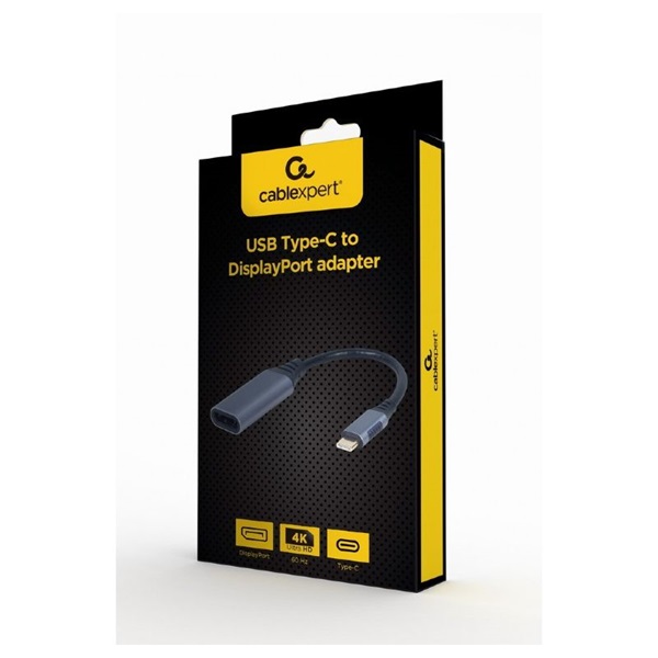 Gembird A-USB3C-DPF-01 Type C apa - DisplayPort anya szürke adapter