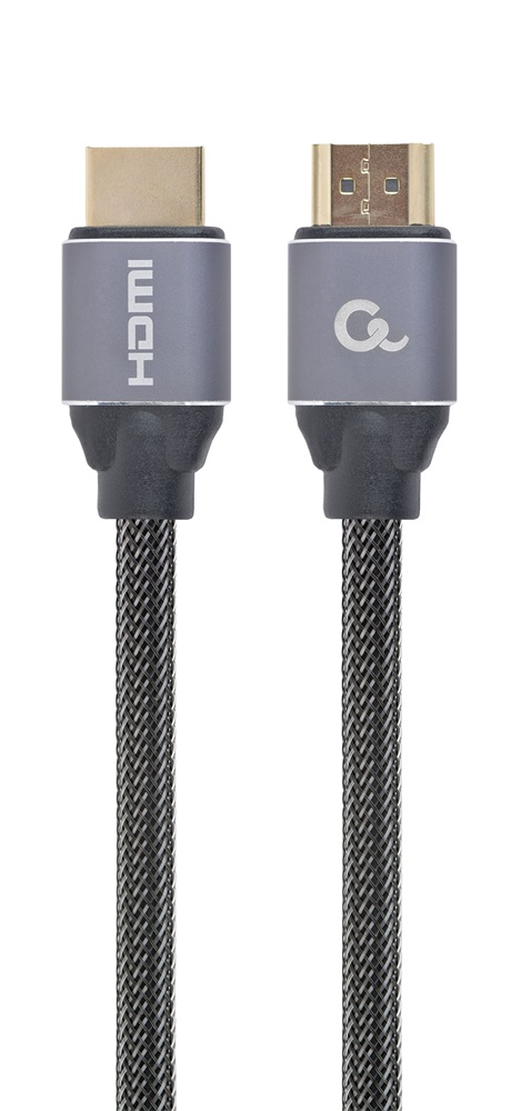 Gembird CCBP-HDMI-10M 10m Premium HDMI 2.0 Ethernet -> HDMI 2.0 Ethernet M/M fekete-szürke kábel