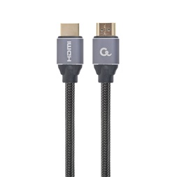Gembird CCBP-HDMI-7.5M 7,5m Premium HDMI 2.0 Ethernet -> HDMI 2.0 Ethernet M/M fekete-szürke kábel