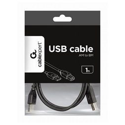 Gembird CCP-USB2-AMCM-1M 1m USB A apa - USB C apa fekete kábel (Újszerű)