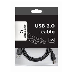 Gembird CCP-USB2-AMAM-6 1,8m USB apa-apa fekete kábel