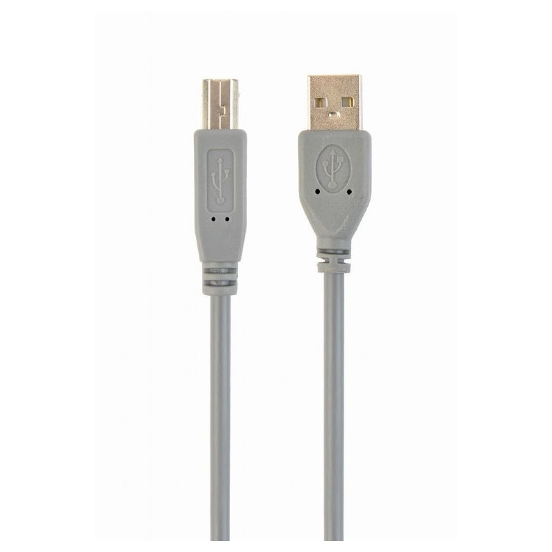 Gembird CCP-USB2-AMBM-6G 1,8m USB A apa - USB B apa szürke kábel