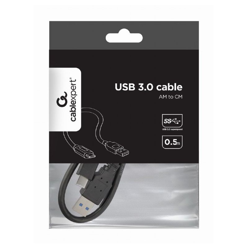 Gembird CCP-USB3-AMCM-0.5M 0,5m USB A apa - USB C apa kábel