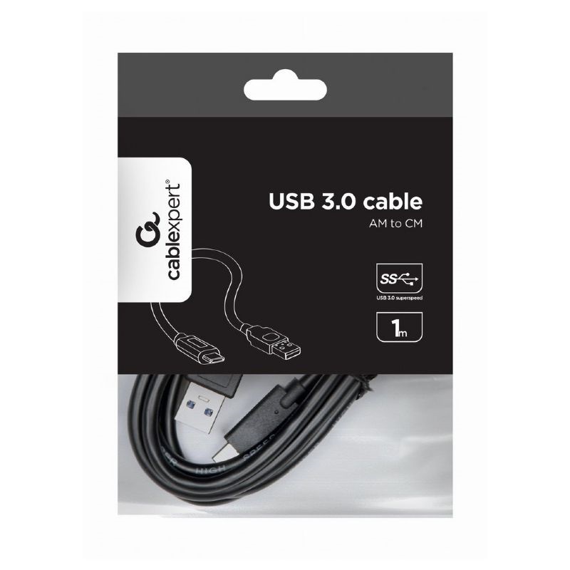 Gembird CCP-USB3-AMCM-1M 1m USB A apa - USB C apa kábel