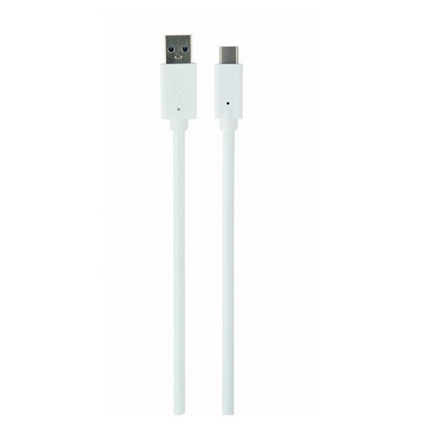 Gembird CCP-USB3-AMCM-1M-W 1m USB A apa - USB C apa fehér kábel