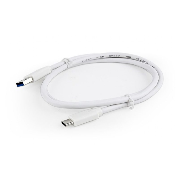 Gembird CCP-USB3-AMCM-1M-W 1m USB A apa - USB C apa fehér kábel