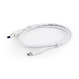 Gembird CCP-USB3-AMCM-1M-W 1m USB A apa - USB C apa fehér kábel