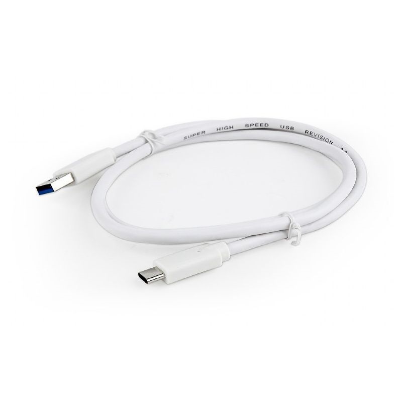 Gembird CCP-USB3-AMCM-1M-W 1m USB A apa - USB C apa fehér kábel