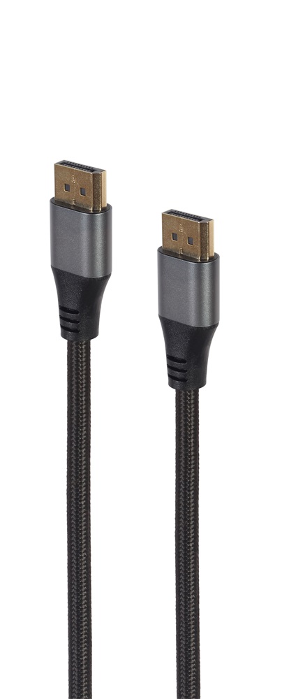 Gembird CC-DP8K-6 1,8m Premium DisplayPort 1.4 -> DisplayPort 1.4 M/M fekete kábel