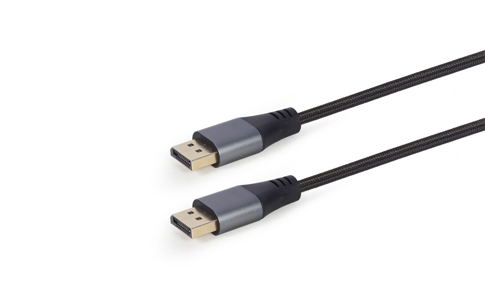 Gembird CC-DP8K-6 1,8m Premium DisplayPort 1.4 -> DisplayPort 1.4 M/M fekete kábel