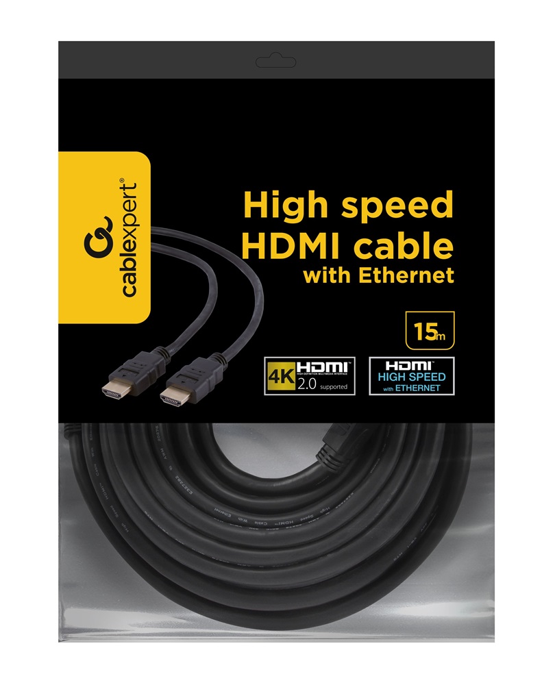 Gembird CC-HDMI4-15M 15m HDMI 1.4 -> HDMI 1.4 M/M fekete kábel