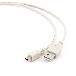 Gembird CC-USB2-AM5P-3 0,9m USB 2.0 A - mini USB fekete kábel