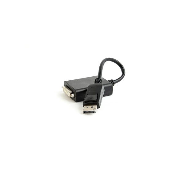 Gembird DisplayPort 1.2 -> DVI-D M/F adapter 0.1m fekete