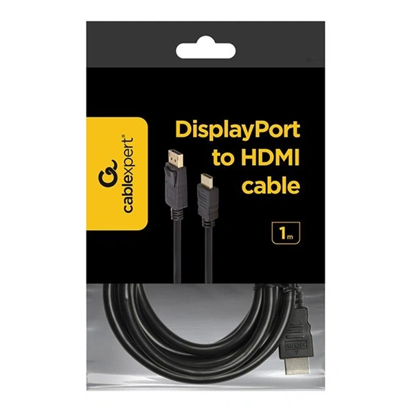 Gembird Displayport -> HDMI M/M video jelkábel 1m fekete