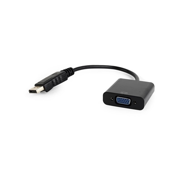 Gembird Displayport -> VGA M/F adapter 0.2m fekete