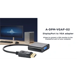 Gembird Displayport apa > VGA anya adapter