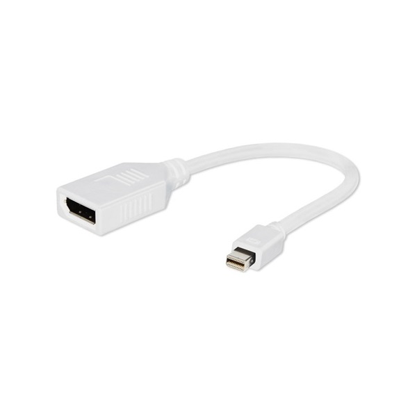Gembird Displayport mini -> Displayport M/F adapter 0.1m fehér