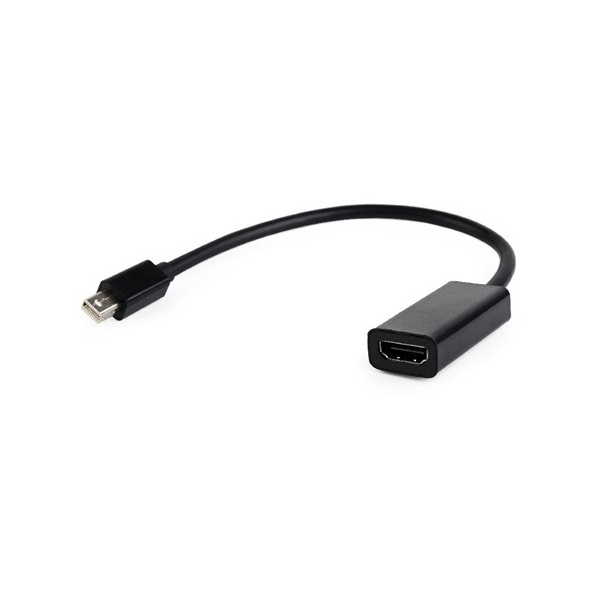 Gembird Displayport mini -> HDMI M/F adapter 0.2m fekete