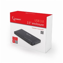 Gembird EE2-U3S-2 2,5" USB 3.0 fekete külső ház