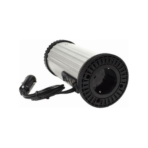 Gembird EG-PWC150-01 ezüst-fekete autós inverter