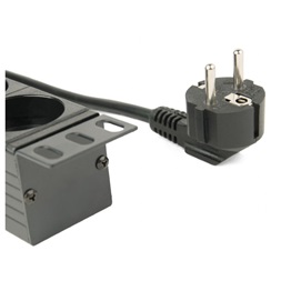 Gembird EG-PDU-014 8 aljzat 3m 1U fekete elosztó