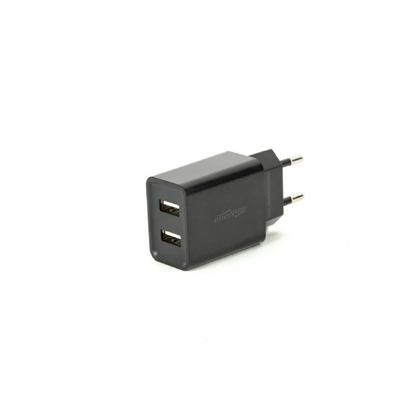 Gembird EG-U2C2A-03-BK 2,1A 2xUSB fekete hálózati töltő