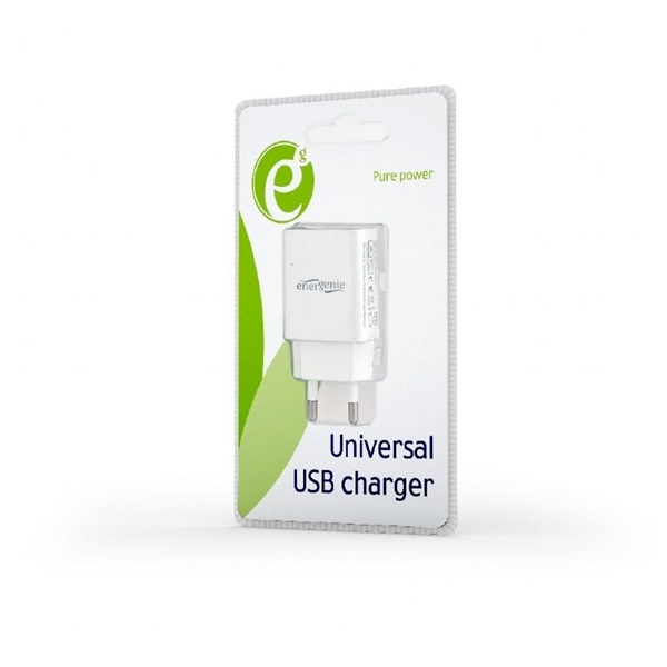 Gembird EG-UC2A-03-W 2,1A USB fehér hálózati töltő